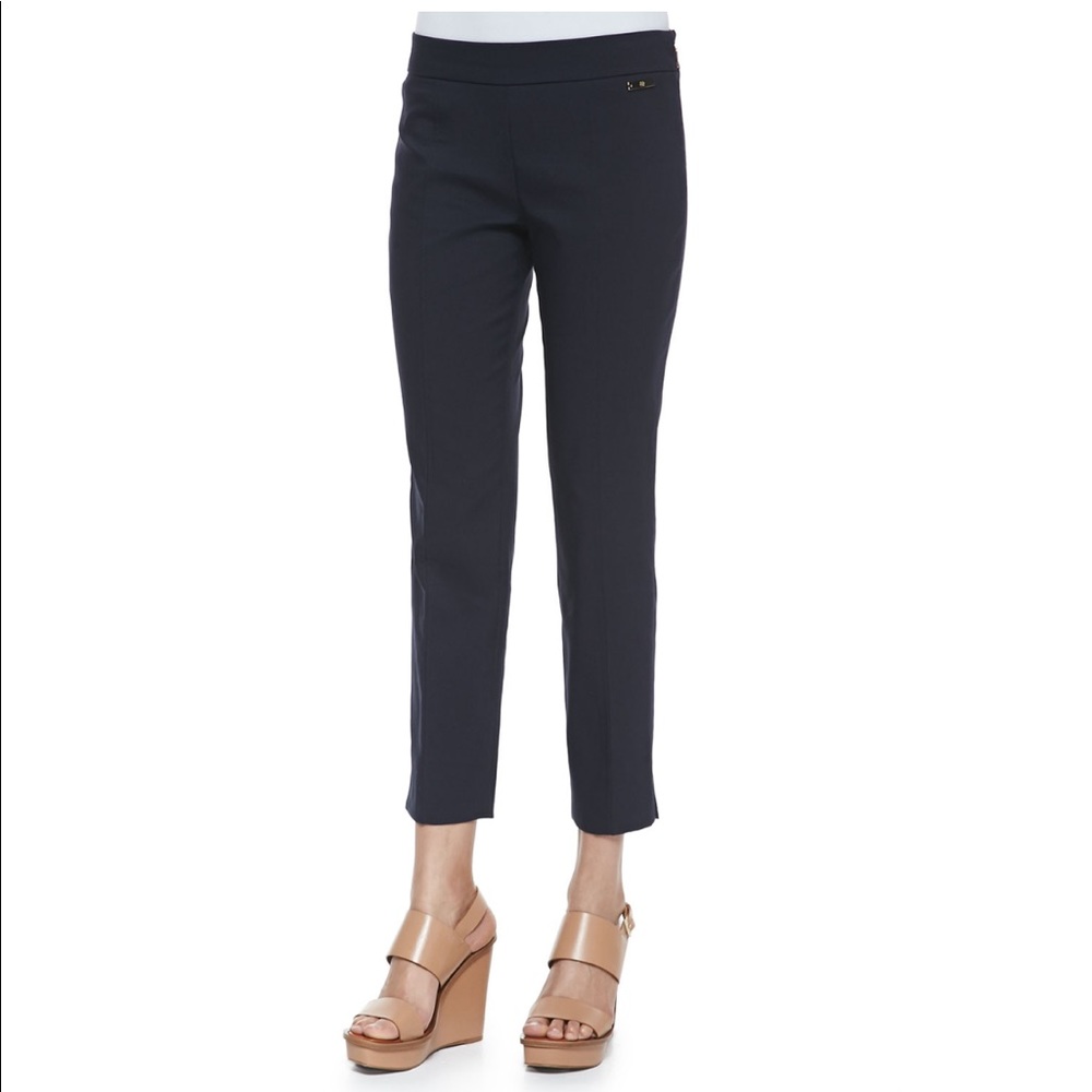 Tory Burch ‘Callie’ Skinny Ankle Pant in Navy